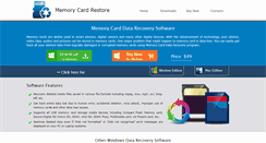 Desktop Screenshot of memorycardrestore.com