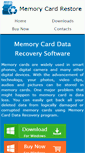 Mobile Screenshot of memorycardrestore.com